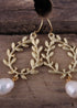Boho Earrings, RH Dangle Earrings, White Peal Olive